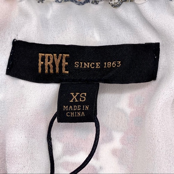 NWT Frye Cream Floral Magdalena Circle Skirt, XS - Picture 12 of 15